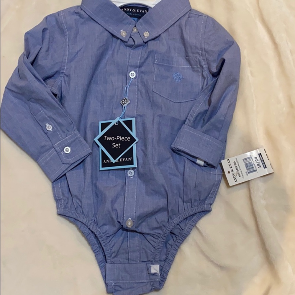 Andy & Evan 18-24 m Long sleeve button up